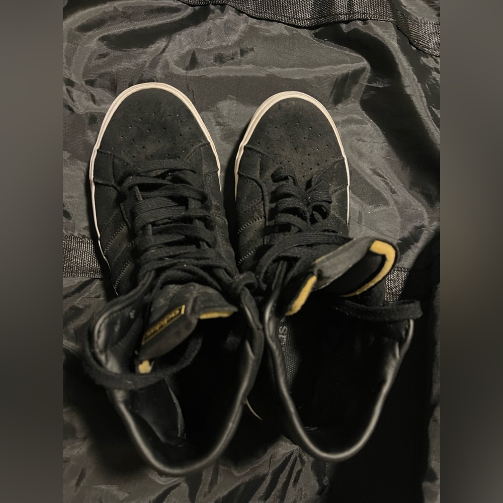 Adidas Basket Profi Black And Gold Men's Sneakers View 3